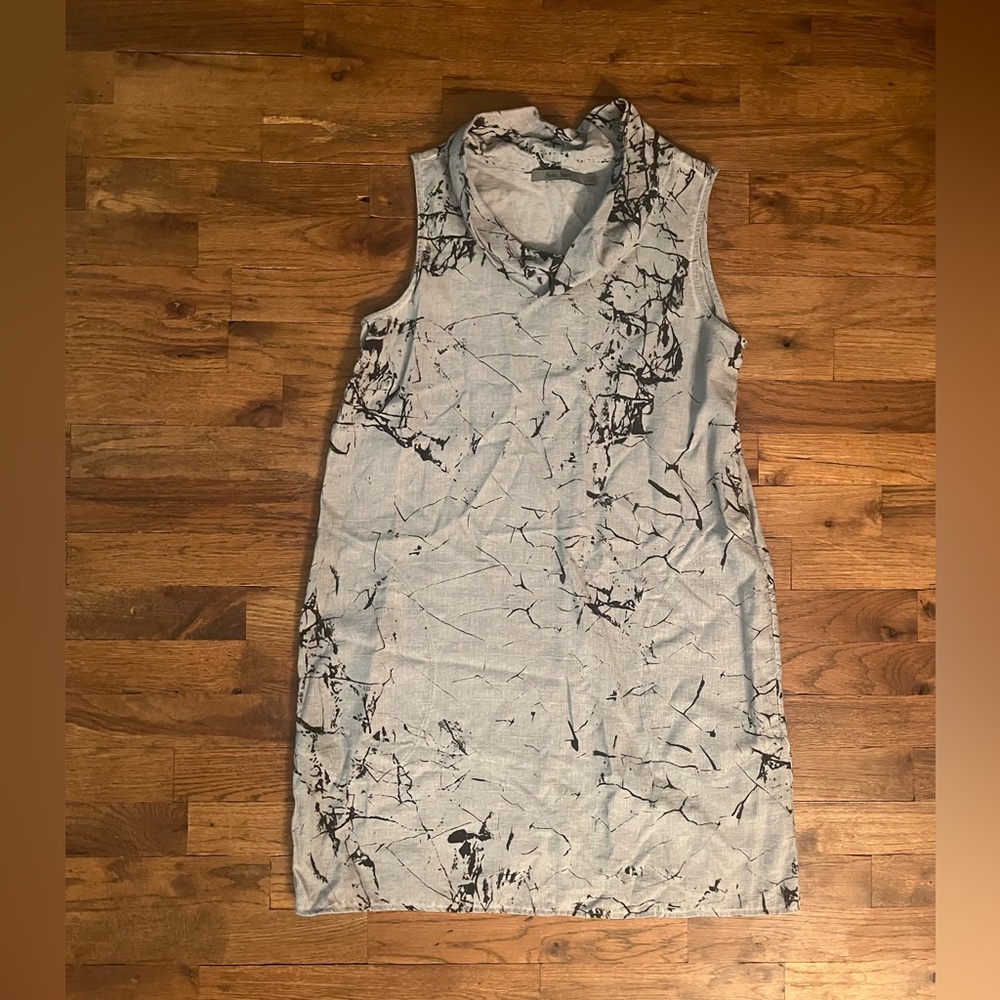 Beau Jours marbled shift dress Lagenlook size xs